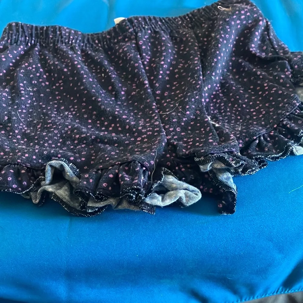 Girls' Ruffled sleep Shorts 2t